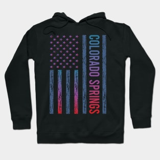 Blue Red Flag - Colorado Springs Hoodie